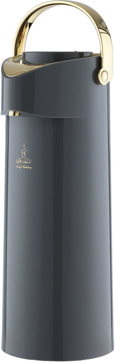 Glory Hospitality Thermos, 1.9 liters, glass inner container, plastic outer shell - dark gray product image 2
