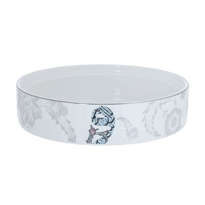 Porcelain Tamriya with acrylic cover from Al Saif Gallery, 21.5 x 21.5 x 5 cm - white product image 2