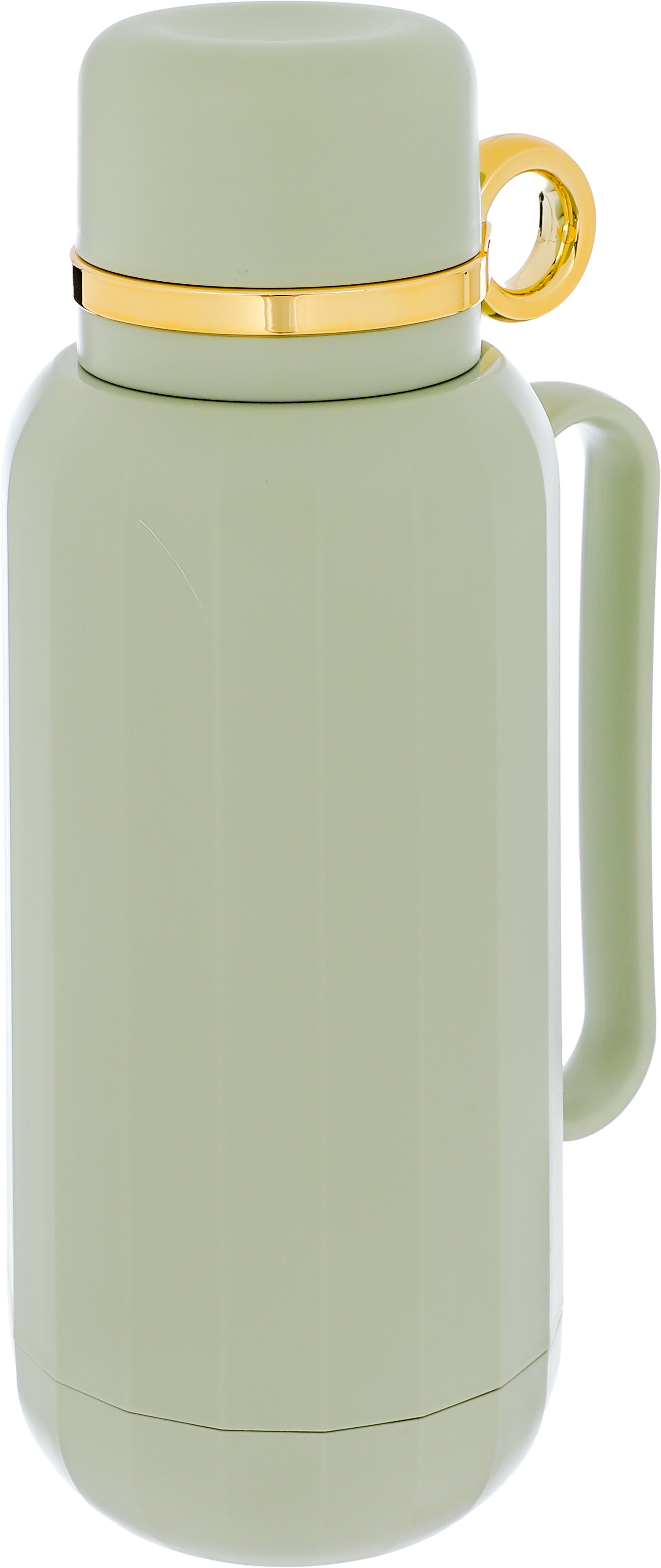 Timeless thermos, 1 liter, thermal glass inner container, plastic outer shell - olive green product image 3