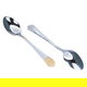 طقم ملاعق شاي استيل السيف غاليري، 6 قطع - فضي ذهبي product image 2