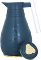 Al Saif Gallery Karam thermos Set, 1 - 0.65 litres, Islamic engraving with acrylic handle, 2 pieces - Navy product image 7