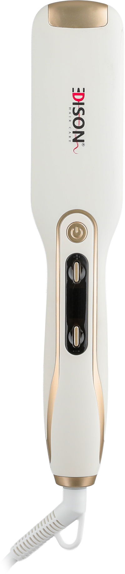 جهاز فرد للشعر إديسون، 42 واط، 32.5x11.5x6.5 سم، شاشة رقمية LCD، مرفق حقيبة، KF-524 - كريمي ذهبي product image 1