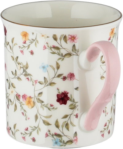 Al Saif Gallery Porcelain Mug, 325 ml, Floral - White and Pink product image 3