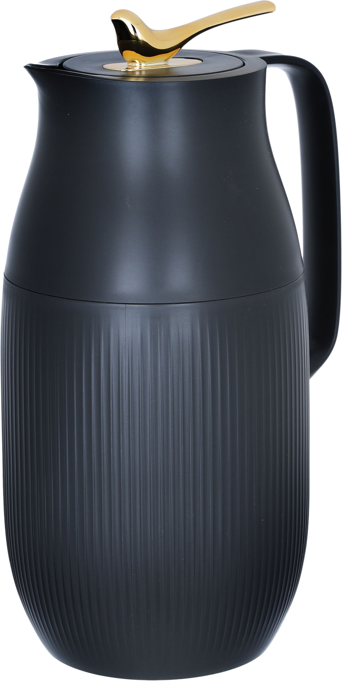 Al Saif Gallery Royal 6 thermos, 1.6 liters, glass inner container, plastic outer shell - black product image 2