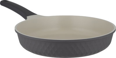 طقم قدور داي كاست الومنيوم روبوست، 7 قطع، غطاء زجاج، يد سيليكون - رمادي غامق product image 7