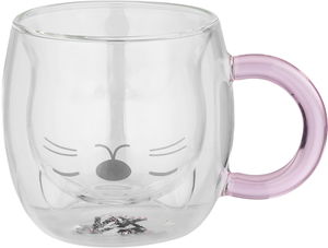 Al Saif Gallery glass cup set, 260 ml, 2 pieces - clear product image 2