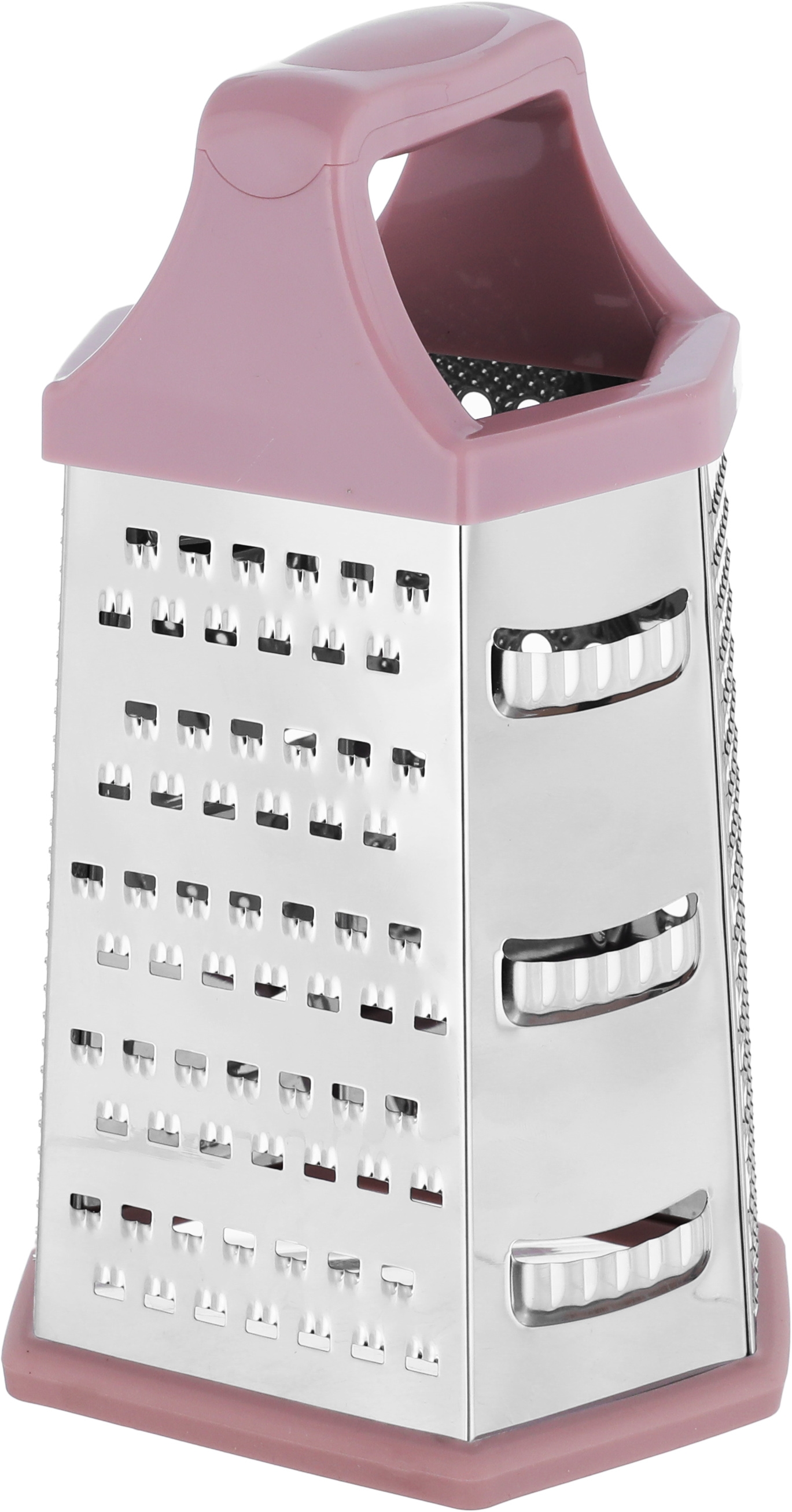 Al Saif Gallery Steel  grater, 6 faces - silver and rose product image 3