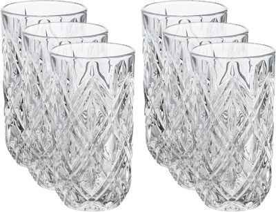 Al Saif Gallery Glass Set, 6 Pieces, Large Size - Clear product image 1