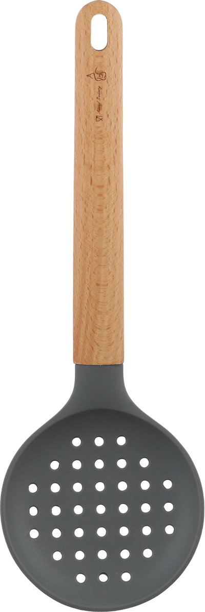 طقم ادوات مطبخ خشب سيلكون السيف غاليري، 5 قطع، يد خشبي - خشبي فاتح رمادي غامق product image 5