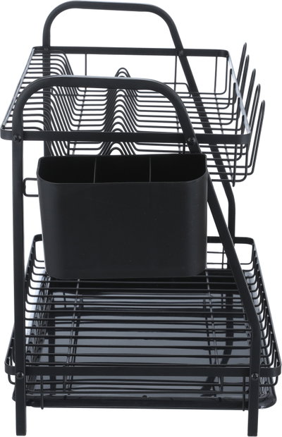 ستاند تجفيف صحون استيل السيف غاليري، 37.2x28.2x48.3 سم، 2 دور - اسود product image 5
