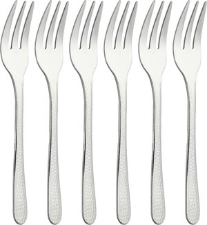 طقم شوك حلا ستانلس ستيل السيف غاليري, 6 قطع، منقوش - فضي product image