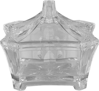 طقم تمريات مع طوفرية اكريلك، 4 قطع - شفاف product image 2