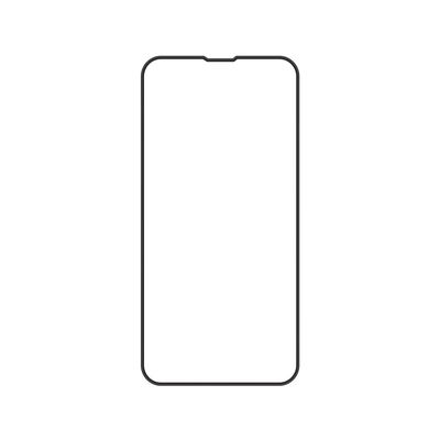 واقي شاشة الزجاج بروميت، ايفون 14 بلس، مضاد للبصمات - شفاف product image 1