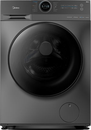 Midea MF200W120W1TSA Front Load Washing Machine, 12 kg, 14 Programs, Twin Tub, Inverter - Dark Gray product image