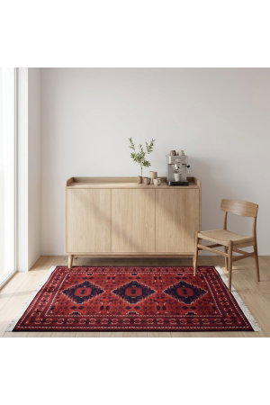 سجادة مجلس بوليستر سجادتي، 90×150 سم - احمر product image 2