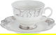 طقم سفرة بورسلان السيف غاليري، 65 قطعة، نقش رخامي - أبيض product image 8