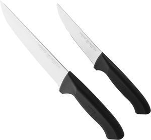 طقم سكاكين استيل بلاستيك بيرجي، 4 قطع - فضي اسود product image 3