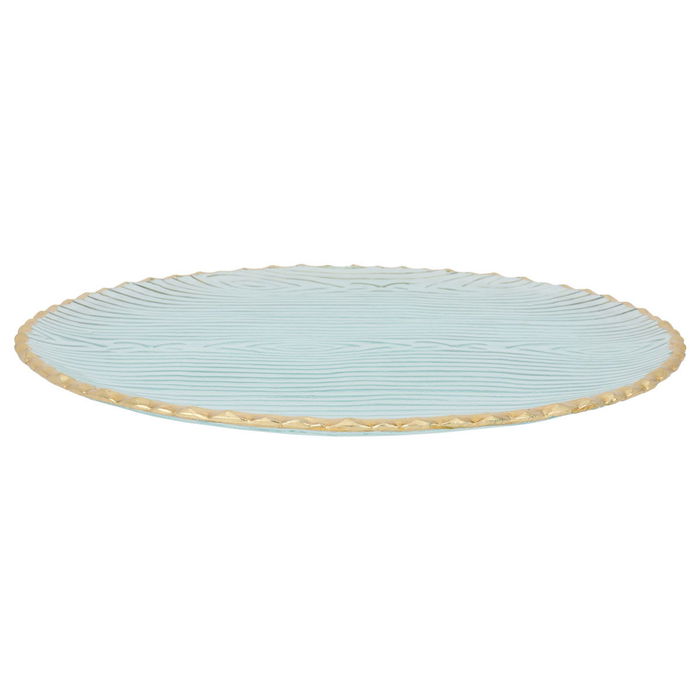 Al Saif Gallery glass plate, 1.6 x 33 cm, flat round - transparent product image 2