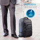 Promate Canvas Laptop Trolley Bag, Water Resistant - Black product image 2
