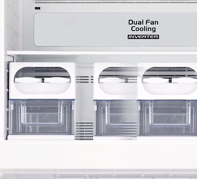 ثلاجة فريزر علوي هيتاشي، 21.2 قدم، 600 لتر، انفرتر، R-V805PS1KV-1BSL - فضي product image 4
