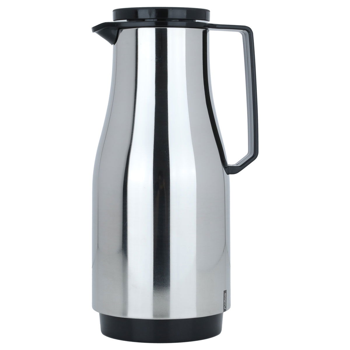 Helios thermos, 1.5 liters, glass inner container, plastic outer shell - silver black product image