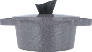 طقم قدور جرانيت تورنادو، 9 قطع - رمادي product image 3