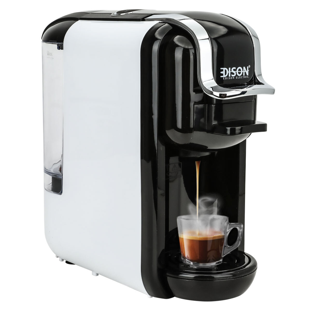 Edison Coffee Maker, 1450 Watt, 0.6 Liter - Black White product image