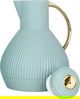 Al Saif Gallery Alia thermos, 1 liter, golden handle, thermal glass inner case, plastic outer body - dark green product image 3