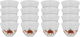 Al Saif Gallery Arcopal Porcelain Arabic Coffee Cups Set, 12 Pieces, Camel Pattern - White product image 1