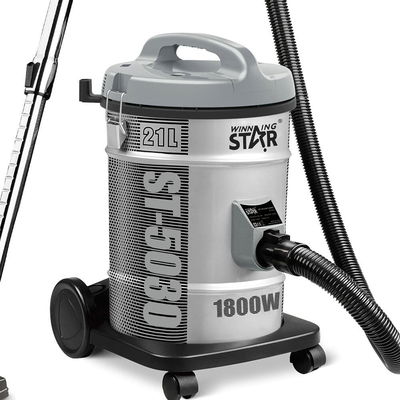 مكنسة كهربائية برميل ويننج ستار، 21 لتر، 1800 واط، مؤشر للغبار، ST-5030 - رمادي فاتح product image 5