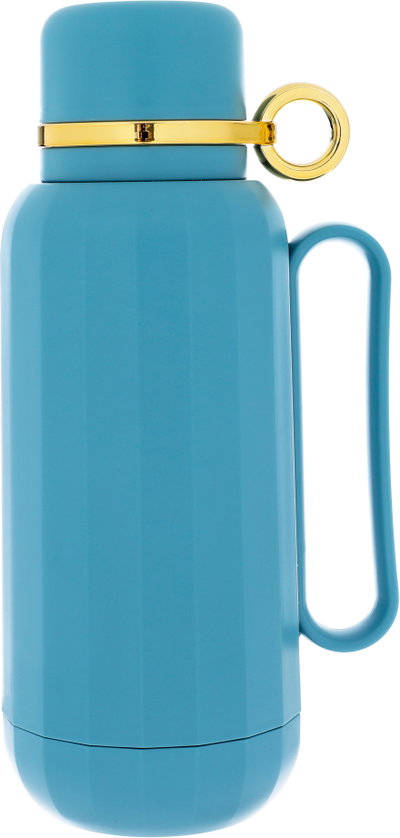 Timeless thermos, 1 liter, thermal glass inner container, plastic outer shell - green product image 2