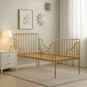 سرير حديد، 35×80×170 سم - أسود product image 2