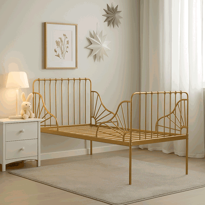 سرير حديد، 35×80×170 سم - أسود product image 2