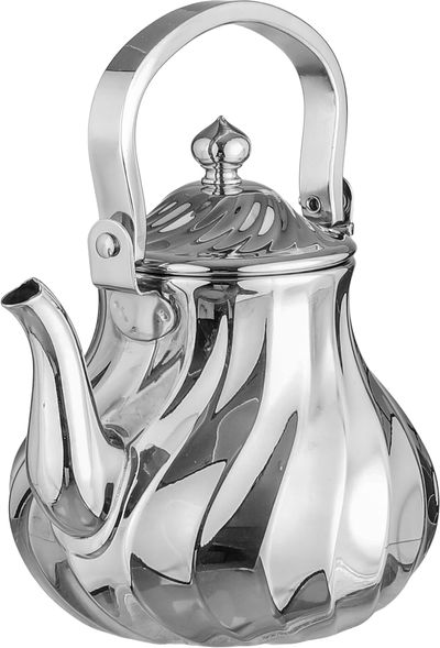 Al Saif Plus Samira Steel Tea Pot, 2 Liters - Silver product image 2