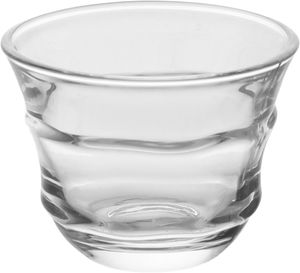 طقم فناجين وبيالات مع صحون زجاج، 18 قطعة - شفاف product image 2