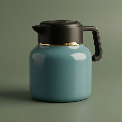 Al Saif Gallery Sarah thermos, 1.5 liters, steel inner container, steel outer shell - cyan product image 1