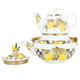 Al Saif Gallery Heritage Steel Teapot Set, 2/0.75 Liter, 2 Pieces - Multi Color product image 1