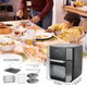 Winning Star ST-9686 Air Fryer and Grill, 1800W, 12Litre, 9 Programs, Digital Display - Black product image 5
