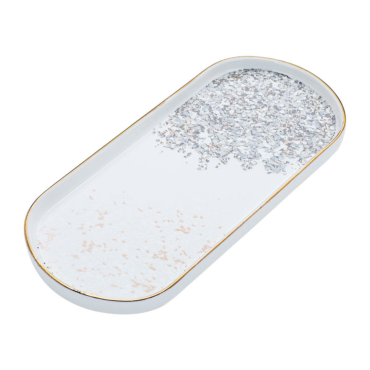 Al Saif Gallery Porcelain Serving Plate, 31X14X2 Cm - White product image 2