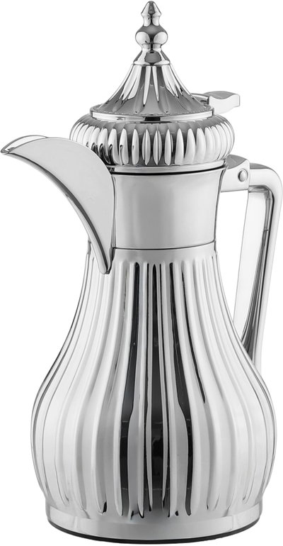 ترمس تميم 5 السيف غاليري، 0.35 لتر، حافظة داخلية زجاج، هيكل خارجي استيل - فضي product image 4