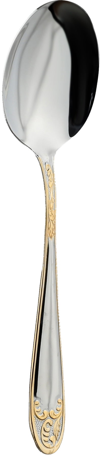 طقم شنطة ملاعق ستانلس استيل، 72 قطعة - فضي بذهبي product image 14