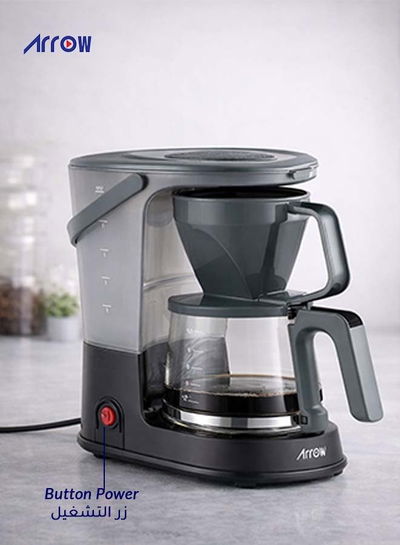 صانعة قهوة بالتنقيط ارو، 750 واط، 1.25 لتر، ايقاف تلقائي، RO-125CMD - اسود product image 4