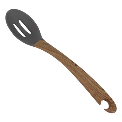 ملعقة خدمة سيليكون السيف غاليري، يد خشب - رمادي product image 3