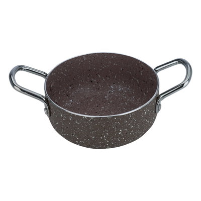 Al Saif Gallery Granite Cooking Pot, 12 cm - Black product image 4