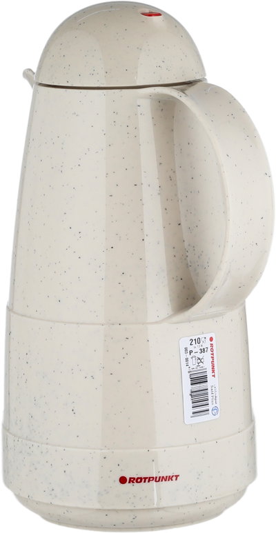 Rotpont 210 Thermos, 1 Liter, Glass Inner Container, Plastic Outer Body - Beige product image 3