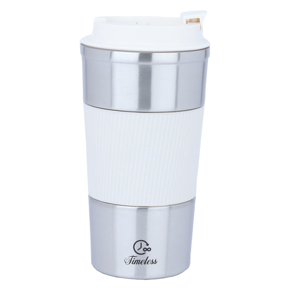 Al Saif Gallery steel cup, 500 ml, lid - silver product image