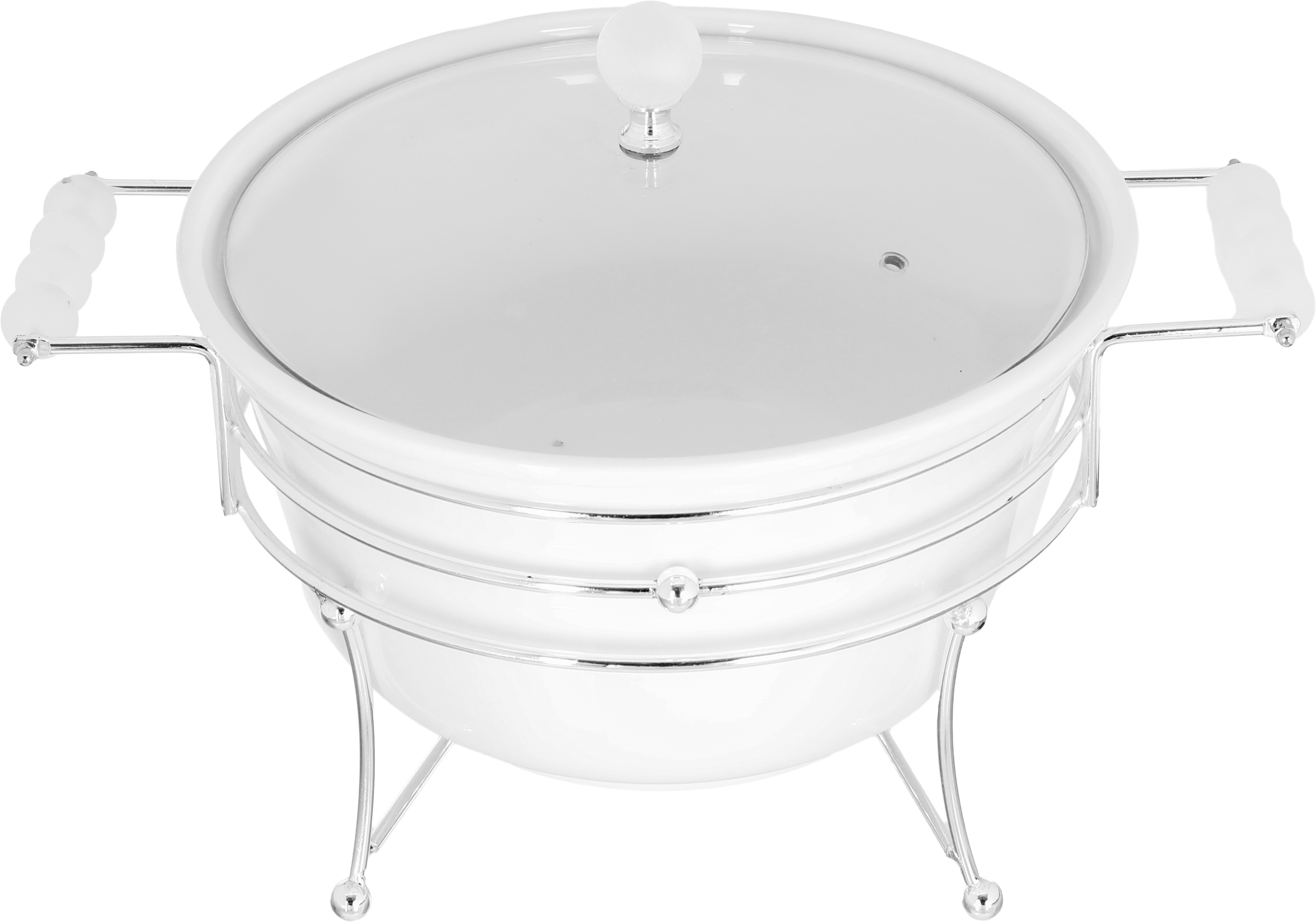 سخان طعام بورسلان وهج الماسة، 10 بوصة - ابيض فضي product image