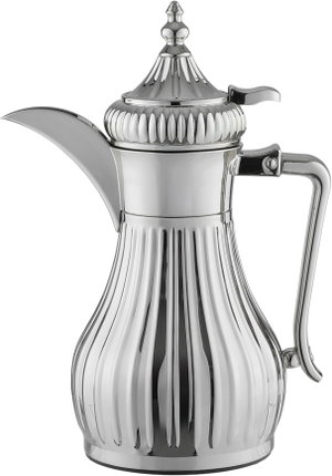 ترمس تميم 5 السيف غاليري، 0.35 لتر، حافظة داخلية زجاج، هيكل خارجي استيل - فضي product image 2