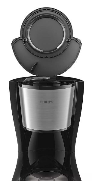 Philips HD7462/20 Coffee Maker, 920-1080W, 1.2L, 15 Cup, Glass Carafe - Black product image 2