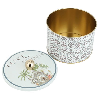 علبة تخزين استيل السيف غاليري، دائري - ابيض product image 2